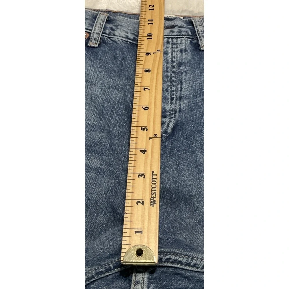 Free People We The Free Women's Size 28 Ripple Wide-Leg Pieced Cropped Jeans - Picture 15 of 16